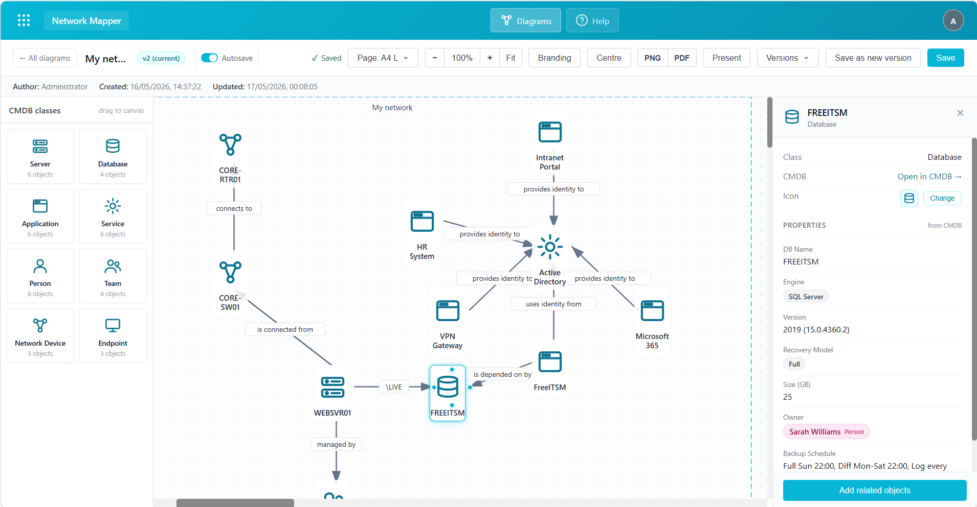 Network Mapper module screenshot 1
