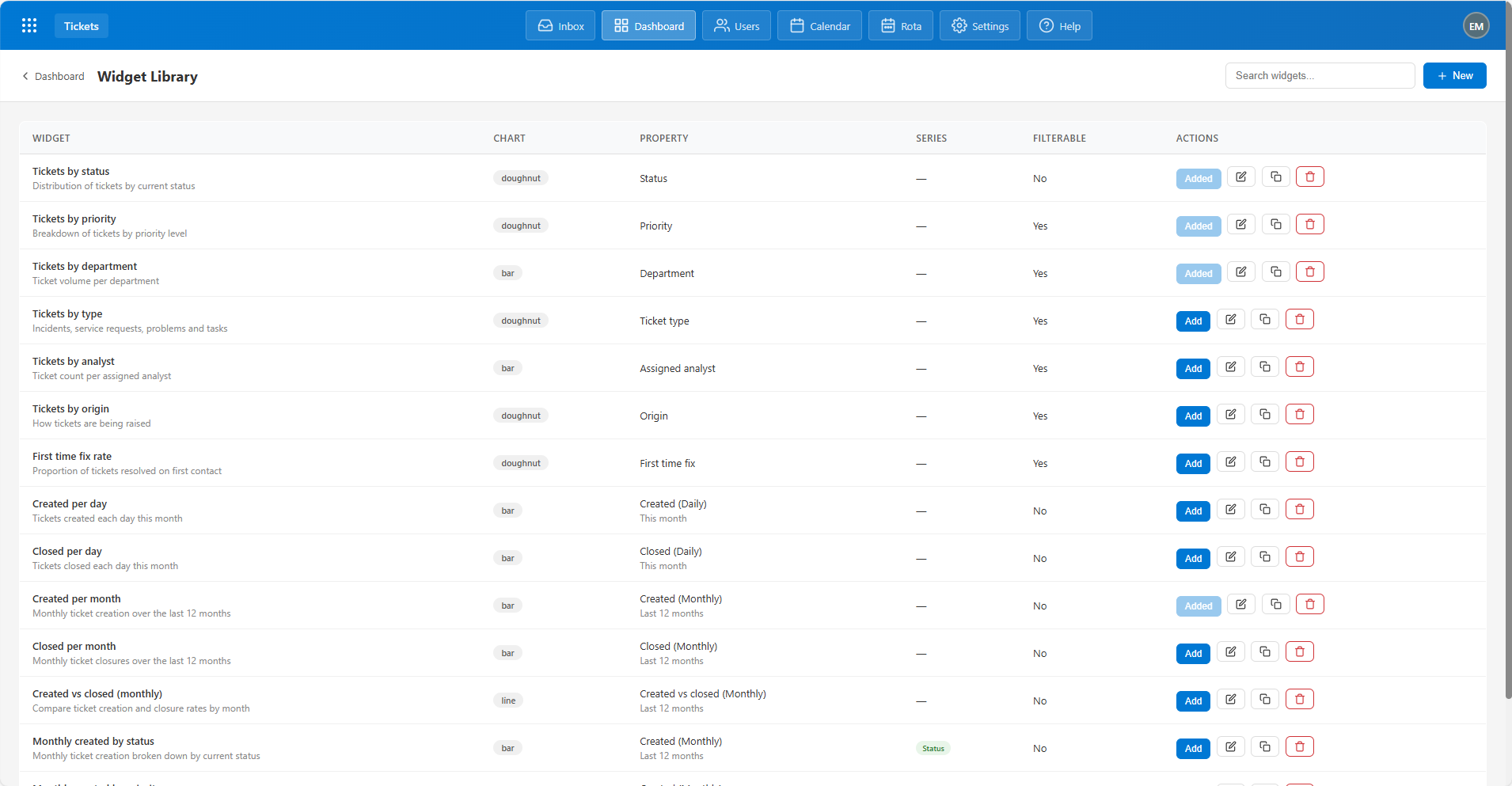 Tickets module screenshot 6